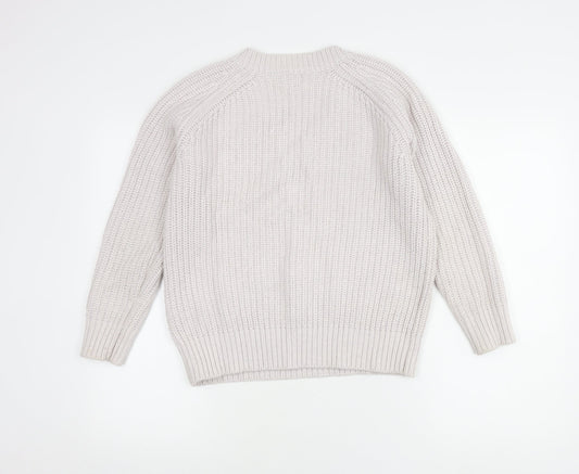 Womens UK Size XS Reiss Ivory Pullover Jumper