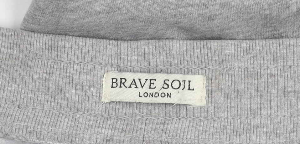 Brave Soul Women's Grey Jogger Trousers S Activewear