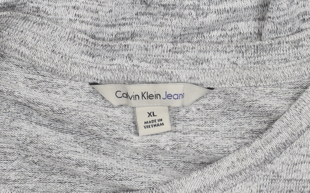Calvin Klein Women’s Grey Jersey Dress XL