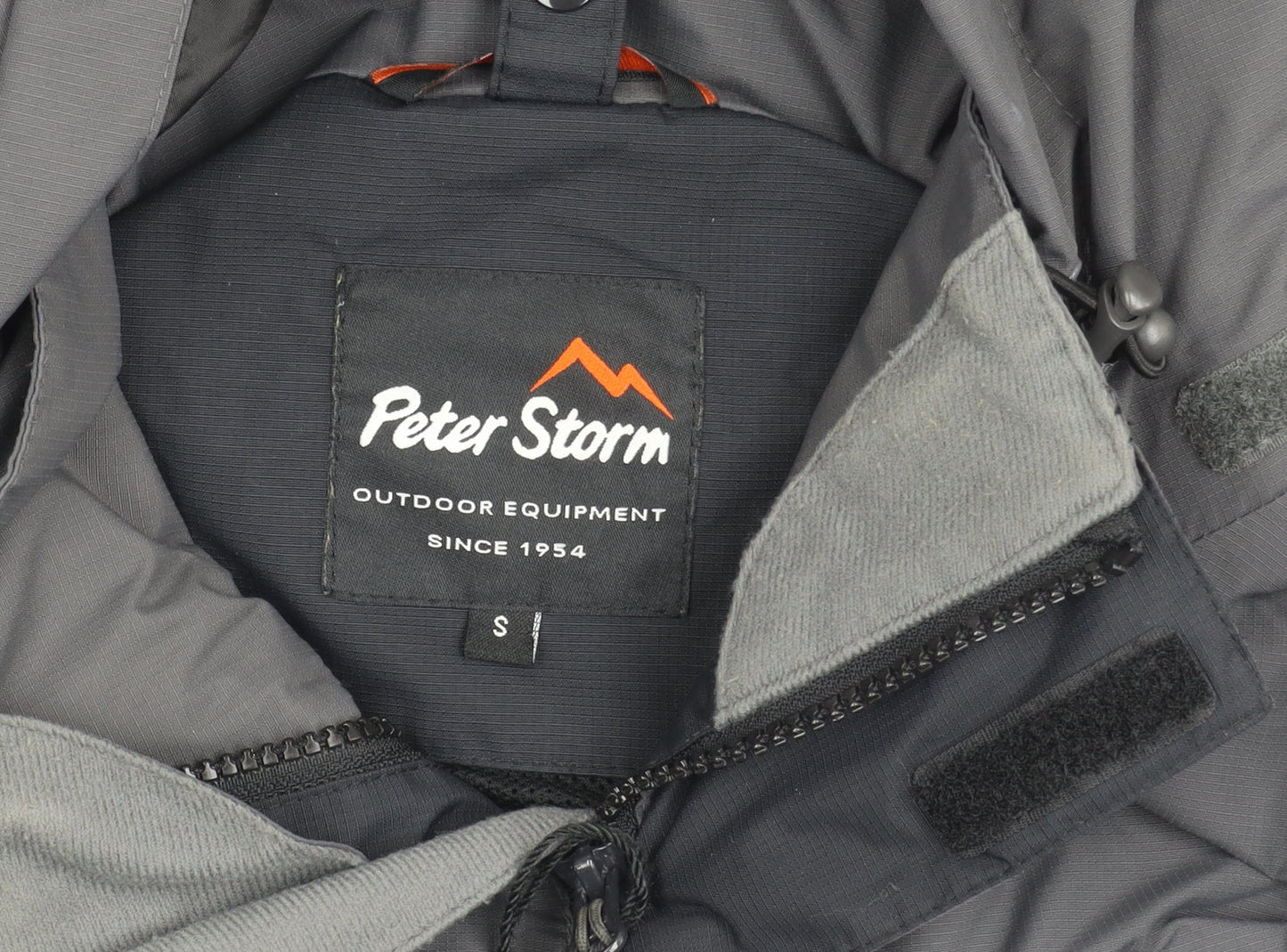 Mens UK Size S Peter Storm Black Rain Coat