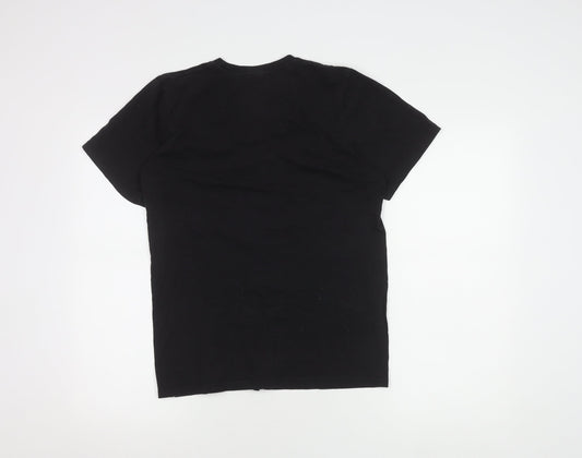 Adidas Men's Black Miami Heat Graphic T-Shirt S