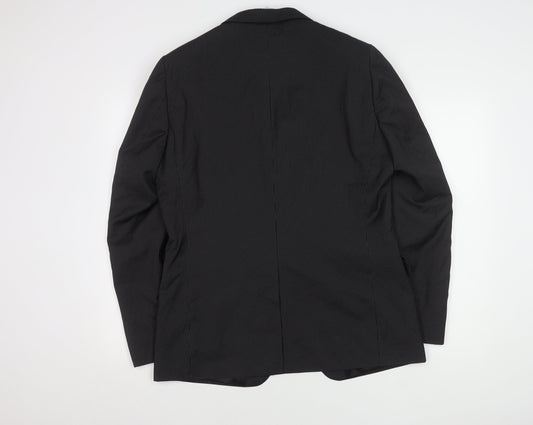 Mens UK Size 42 H&M Black Suit Jacket