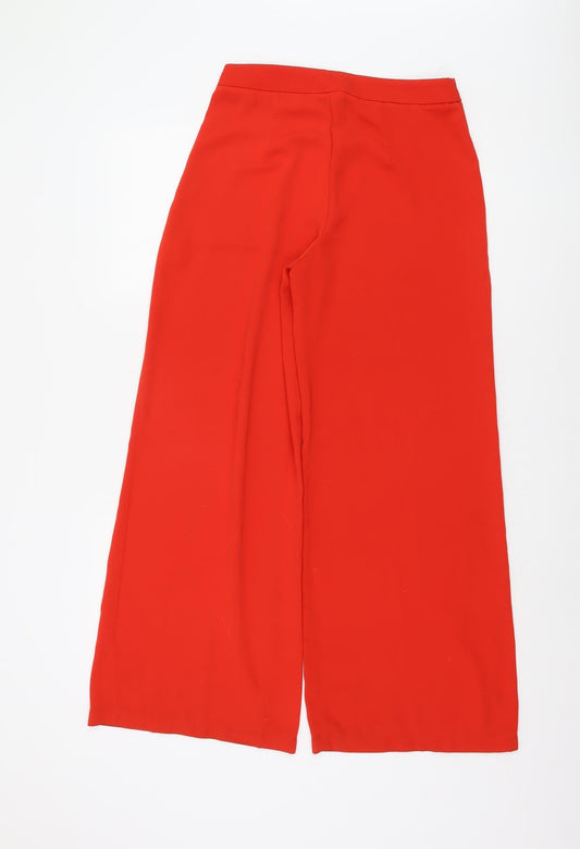Forever 21 Women's Red Wide-Leg Trousers XS