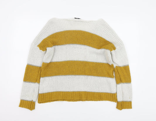 Womens UK Size M/L Isabella D. Multicoloured Pullover Jumper