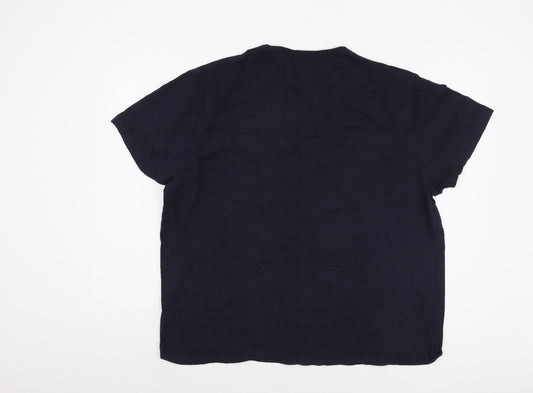 Mens UK Size 2XL French Connection Black T-Shirt