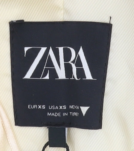 Zara Women's Ivory Blazer XS, Formal, Spring Style
