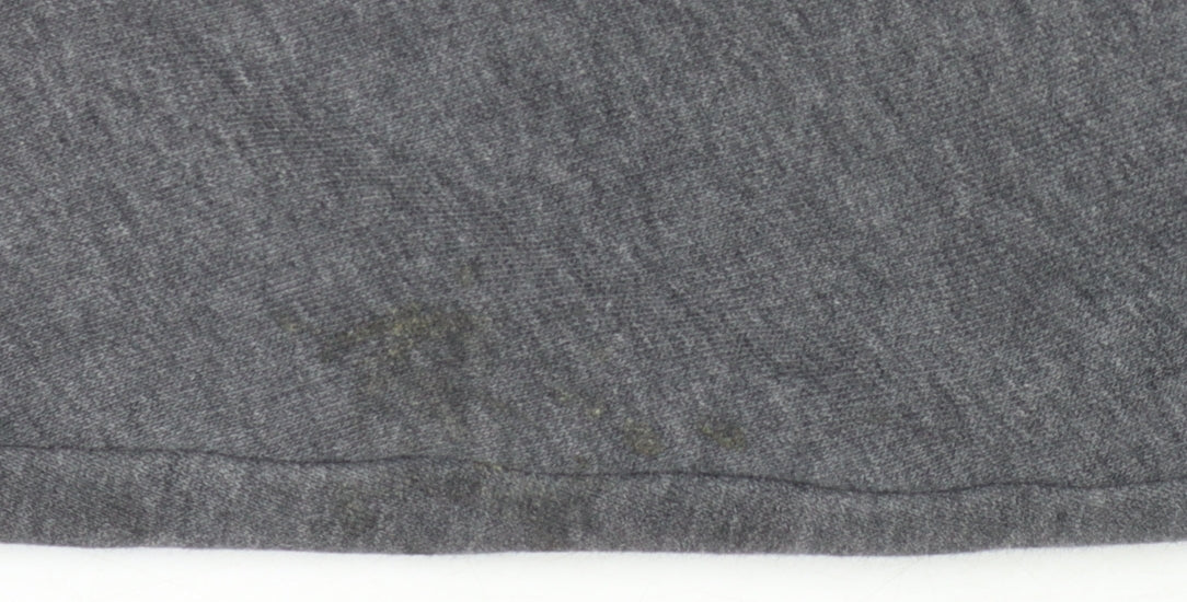 Nike Girls Grey M Hoodie with Logo Accents