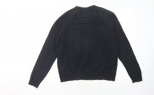 Nike Unisex Black Pullover Sweatshirt M - Graphic Sportswear