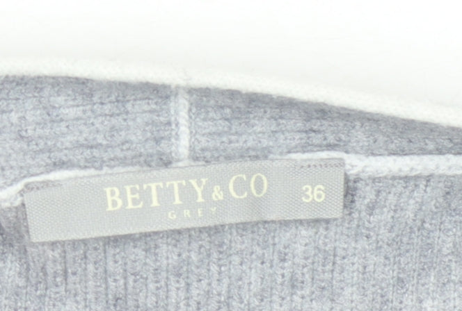 Betty & Co Grey Women's Cardigan Size 8