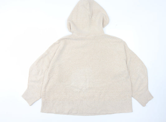 Womens UK Size L Wallis Beige Pullover Jumper