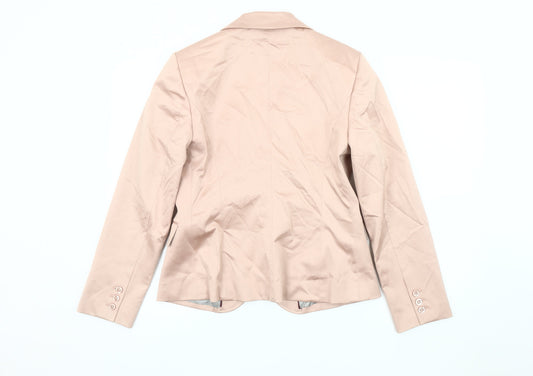 Next Women's Beige Blazer, Size 14, Regular Fit