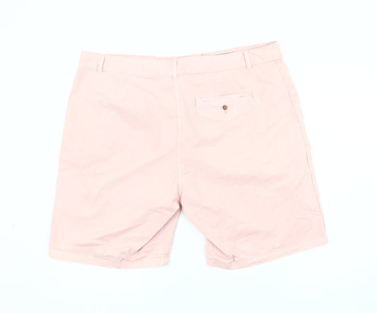 Marks and Spencer Unisex Pink Chino Shorts Size 20