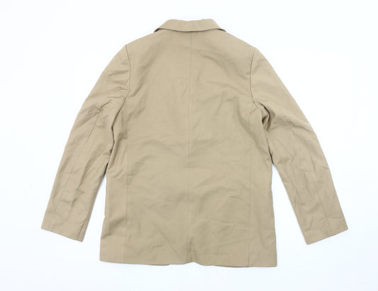 H&M Women's Beige Blazer, S, Single-Breasted, Lined