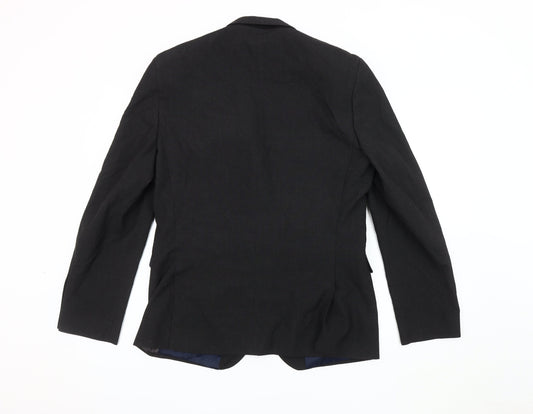 Mens UK Size 40 NEXT Regular Black Suit Jacket