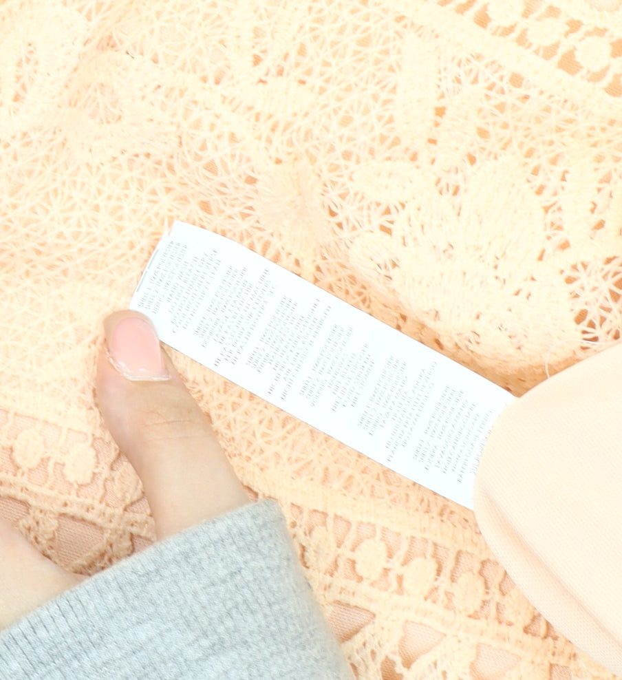 Boohoo Women's Beige Sleeveless V-Neck Dress