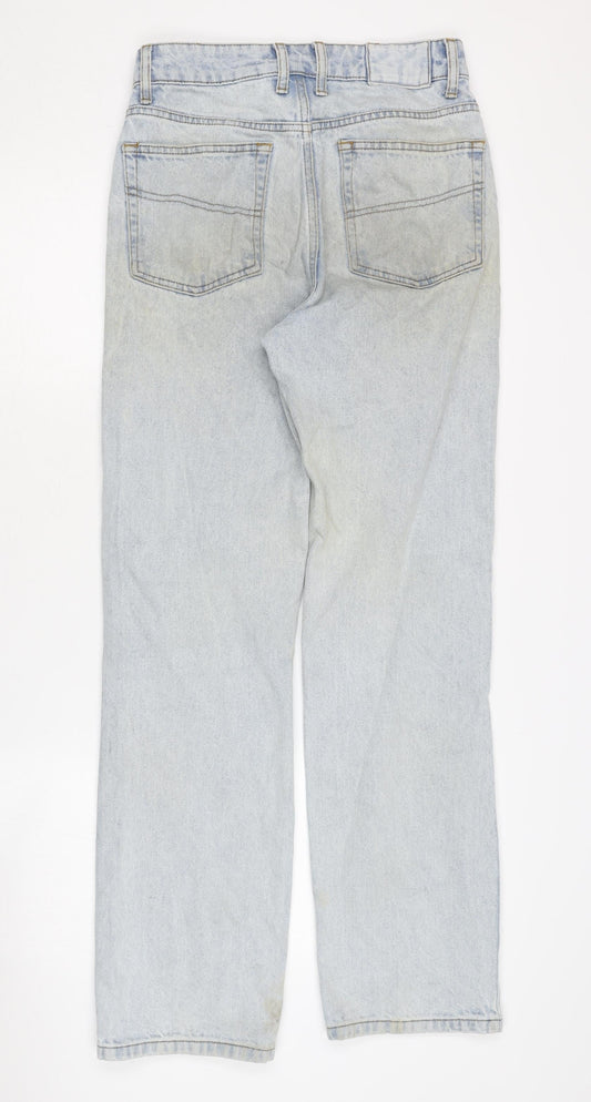 Collusion Women's Light Blue Straight Jeans, Size 10