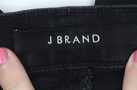 Womens UK Size 12 J Brand Slim Fit Skinny Black Jeans