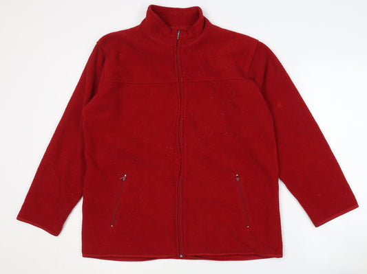 Womens UK Size M EWM Red Basic Jacket