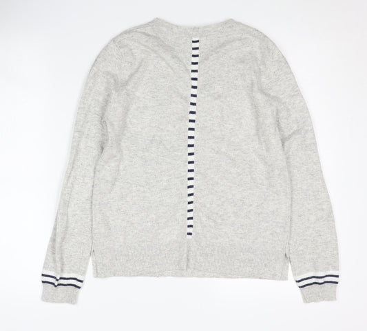 Womens UK Size M Oasis Grey Pullover Jumper