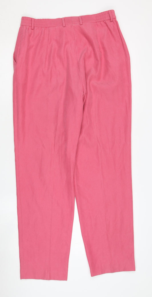 Womens UK Size 16 Oscar B Pink Trousers