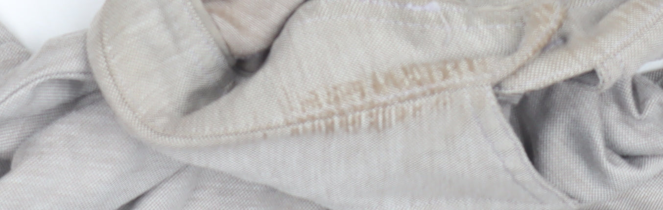 Farah Men's Beige Polo M Short Sleeve Casual Shirt