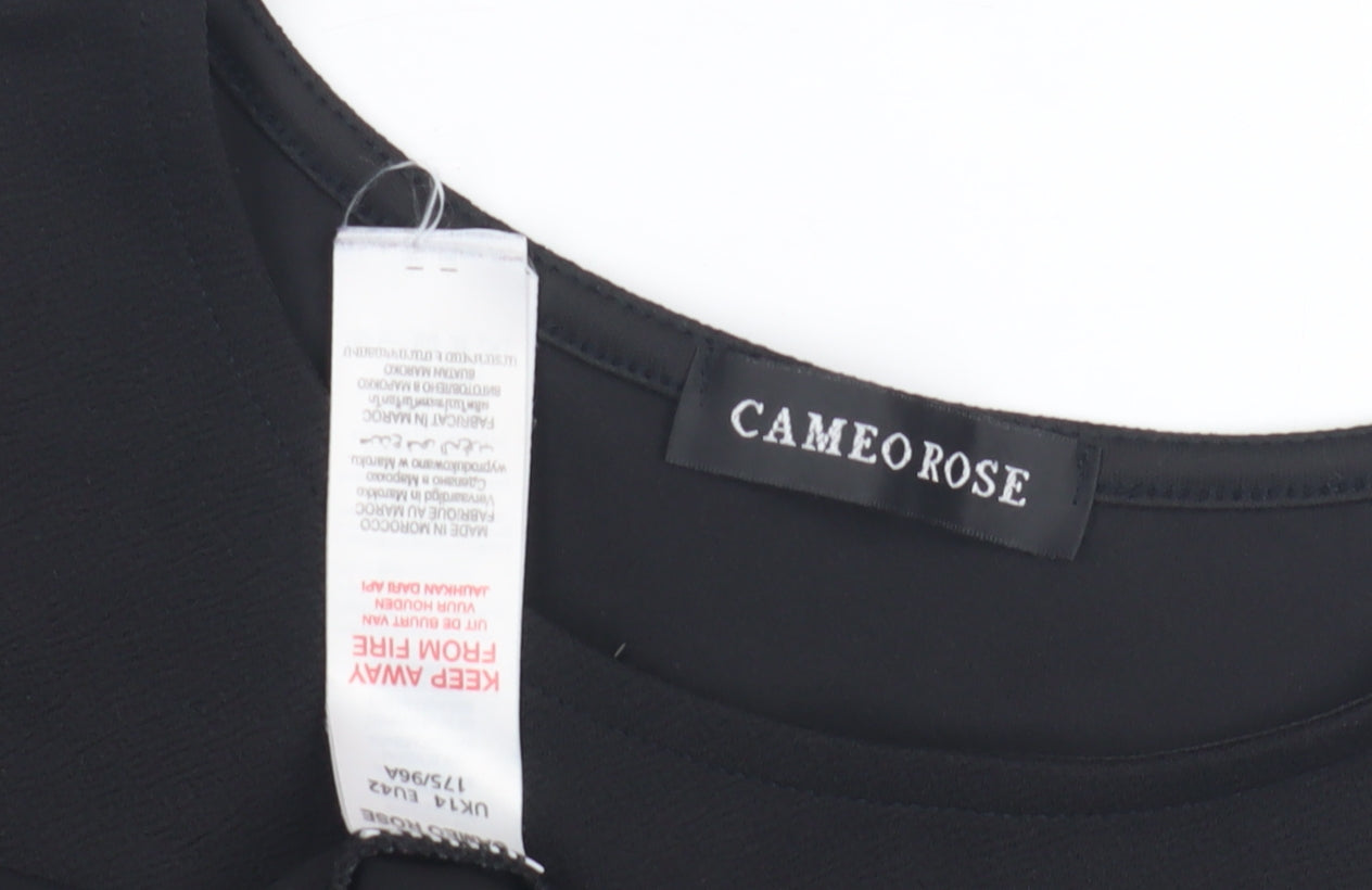Cameo Rose Women’s Black Fit & Flare Dress Size 14