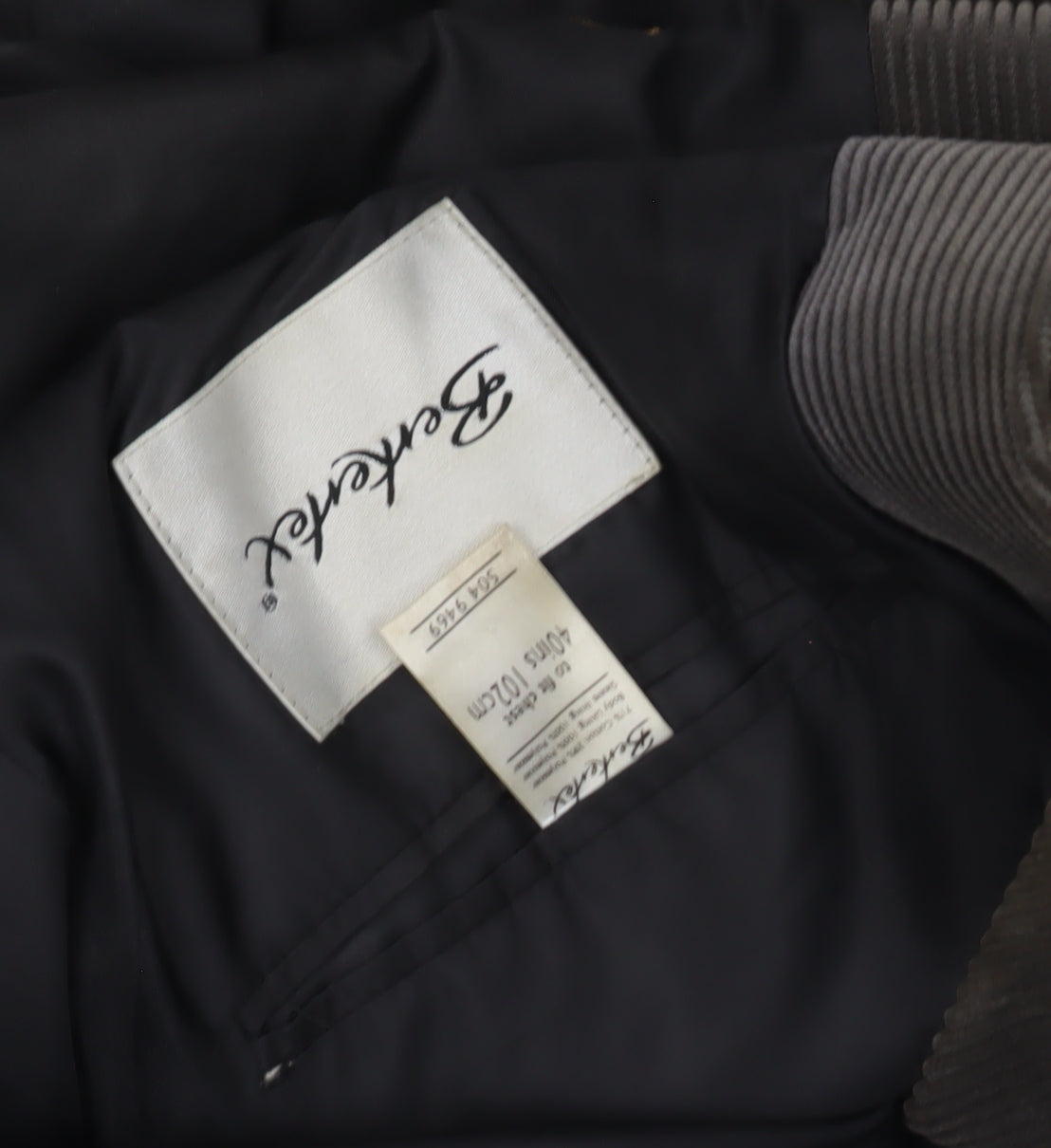 Balex Men's Brown Corduroy Blazer 40 in Lined Casual