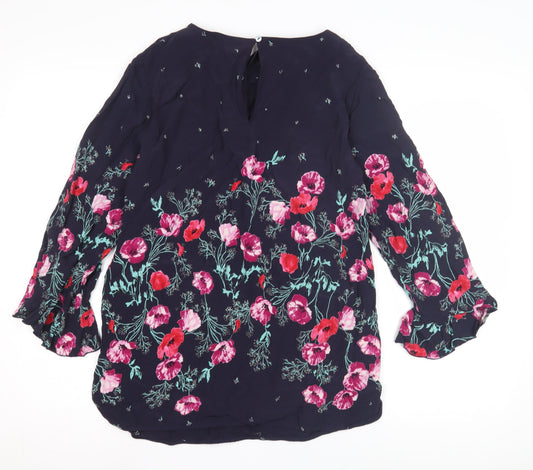 Womens UK Size 10 Laura Ashley Multicoloured Basic Blouse