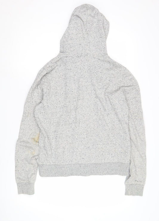 H&M Women's Grey Full Zip Hoodie Size 12