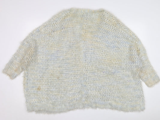 Womens UK Size 12 ASOS Beige Cardigan Jumper