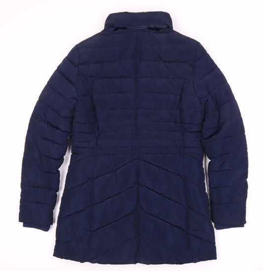 Womens UK Size 10 Principles Blue Puffer Jacket