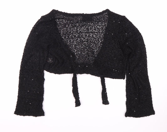 Womens UK Size 14 Principles Black Shrug Jumper