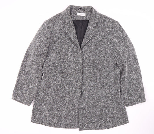Womens UK Size 18 Classics Grey Basic Jacket
