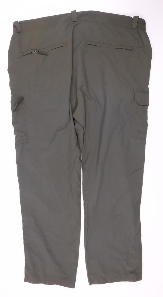Mountain Warehouse Men's Green Cargo Trousers Size 42
