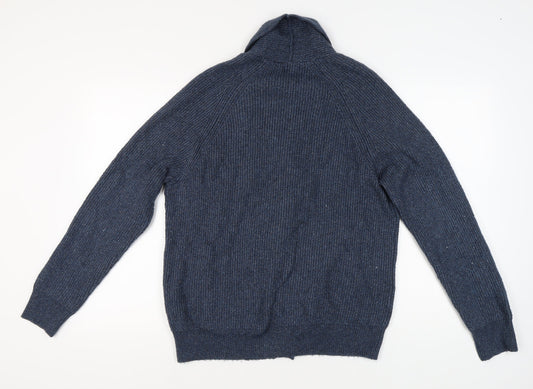 Marks and Spencer Men's Blue Cardigan L