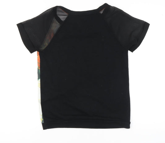 Womens UK Size 8 NEXT Multicoloured Raglan T-Shirt