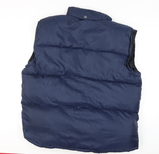 Wengen Men's Blue Puffer Waistcoat 2XL Winter