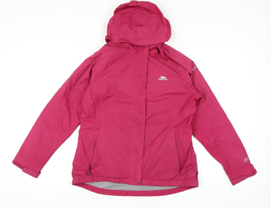 Womens UK Size L Trespass Pink Rain Coat