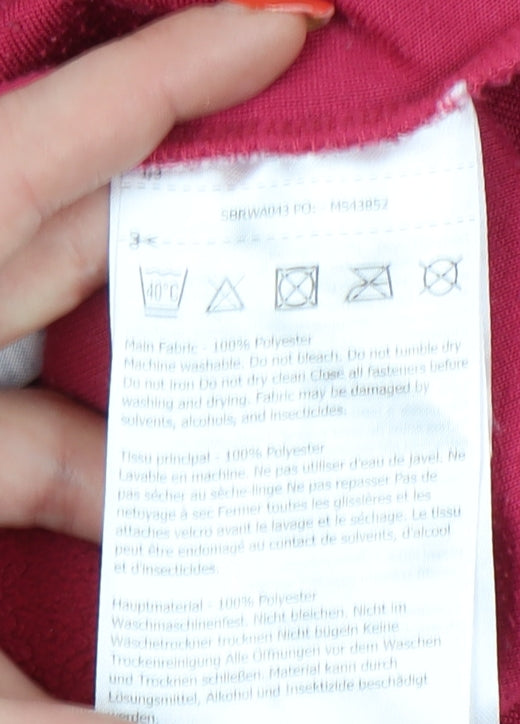 Regatta Women's Red Pullover Fleece Size 10