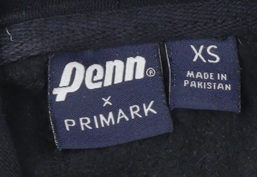 Primark Men's Blue XS USA Theme Pullover Hoodie