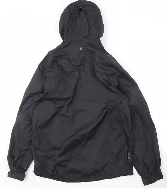 Mens UK Size S Mountain Warehouse Black Rain Coat