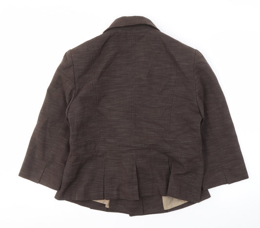 Principles Women's Brown Blazer - Size 14