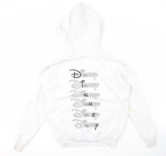 Womens UK Size XS Disney White Pullover Hoodie