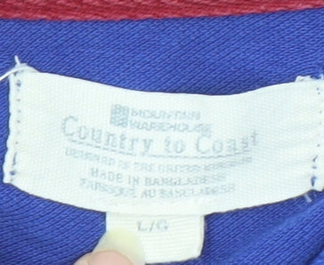 Mountain Warehouse Men's Blue Polo Shirt Large