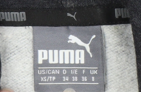 Puma Women's Grey Pullover Hoodie XS