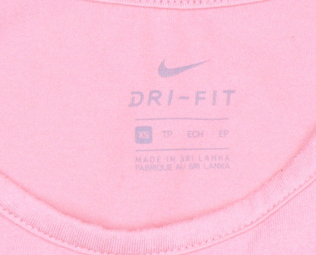 Nike Women's Pink Sleeveless Tank Top XS