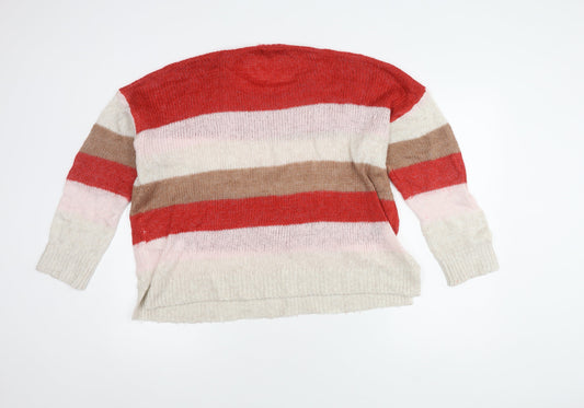 Womens UK Size 18 Fat Face Multicoloured Pullover Jumper