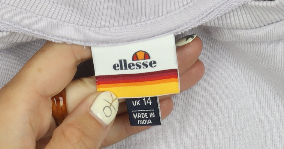 Ellesse Women's Purple Sweatshirt UK 14