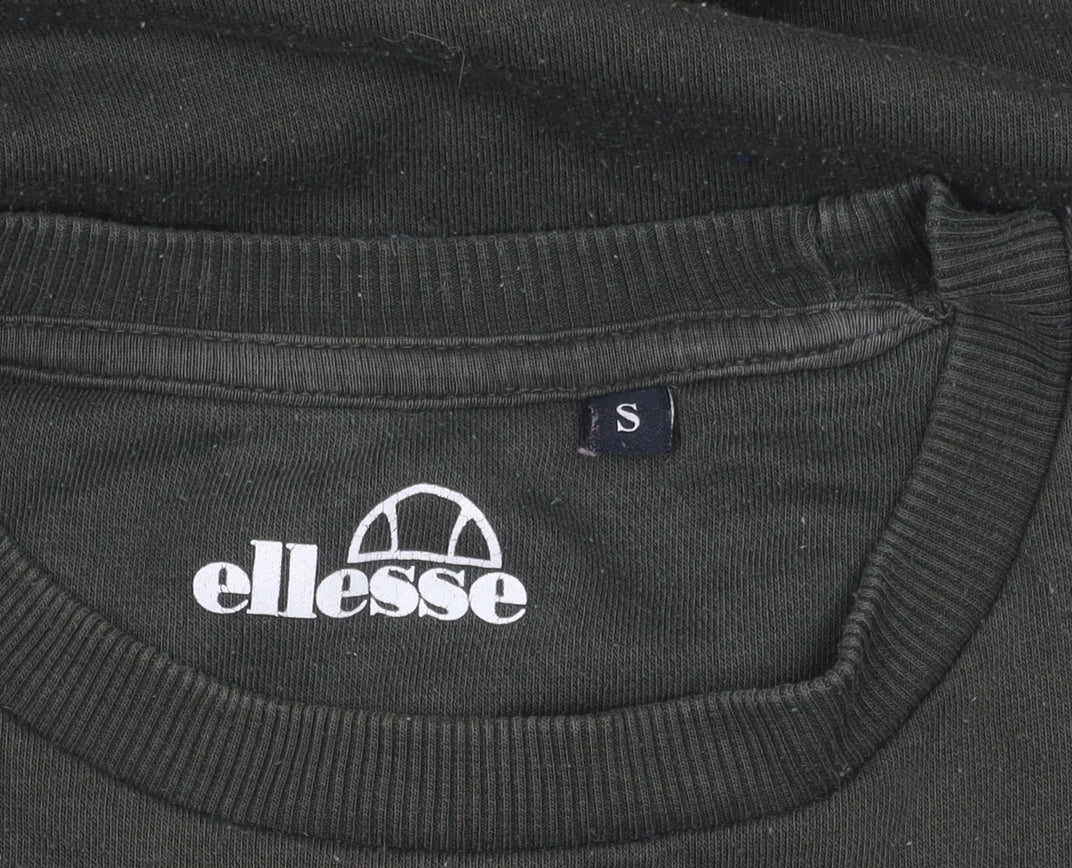 Mens UK Size S ellesse Black Pullover Sweatshirt