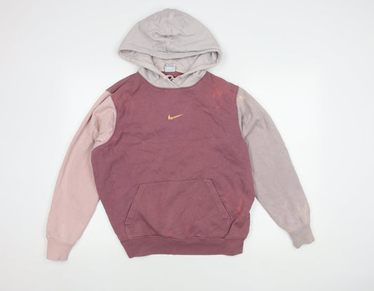 Additional front view of Nike unisex multicoloured pullover hoodie -, size S